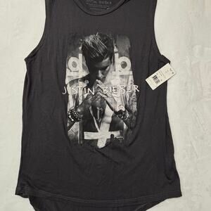 Justin Bieber Merch Graphic Tank Top - Size L